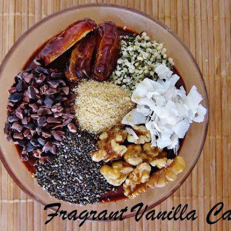 German Chocolate Cake Smoothie Bowl